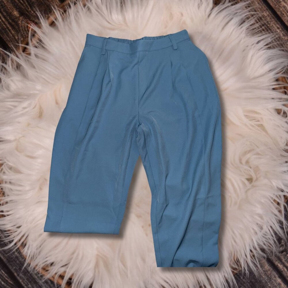 Halara Barrel Cut Blue Trousers - Size L